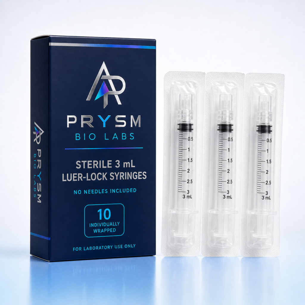 Sterile 3 mL Water Syringes – No Needles – 10 Pack
